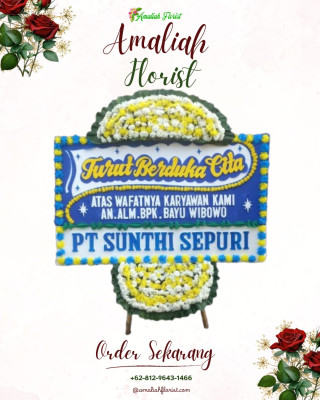 Papan Bunga Duka di Seruyan