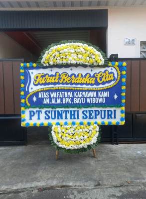 Papan Bunga Duka di Seruyan
